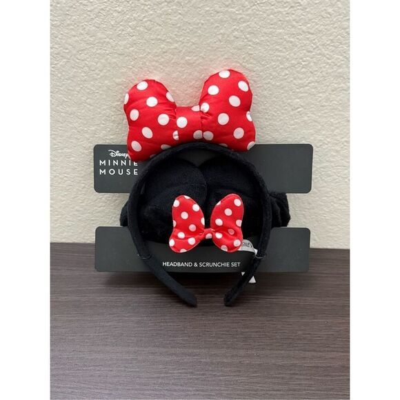 Disney Minnie Mouse Bow Headband and Scrunchie Set - Picture 1 of 4